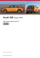 SSP 672 Audi Q8 (type 4M) - Self-Study Programme